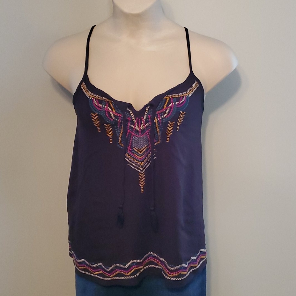 Embroidered cami